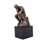 The Thinker Bronze Sculpture | Classic Rodin Inspired Art Statue