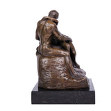 14cm/5.5inH |Rodin-Inspired The Kiss Bronze Sculpture – Romantic Figurative Art Statue|TPE-186