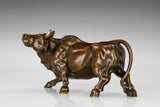 Realistic Bronze Bull Sculpture – Handcrafted Bull Statue Symbolizing Strength & Prosperity