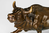 Realistic Bronze Bull Sculpture – Handcrafted Bull Statue Symbolizing Strength & Prosperity
