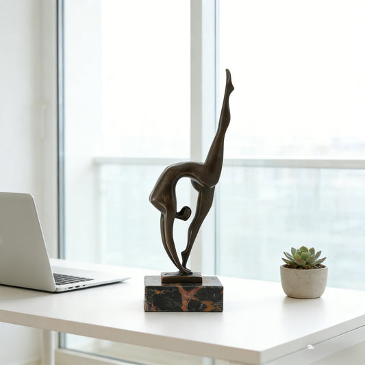 Abstract Dancer Bronze Sculpture