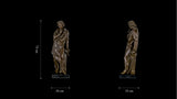 Full-length bronze statue of Ludwig van Beethoven, capturing his creative genius and strength. Handcrafted sculpture with marble base—ideal for collectors, musicians, and statement interiors.