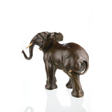 Majestic African Elephant Bronze Statue – Wildlife Animal Sculpture Decor