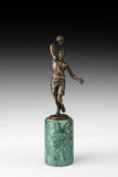 Basketball Shooter Bronze Sculpture front view