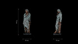 Full-length Beethoven bronze statue with verdigris patina. Handcrafted sculpture with marble base—perfect for collectors, musicians, and luxury statement interiors.