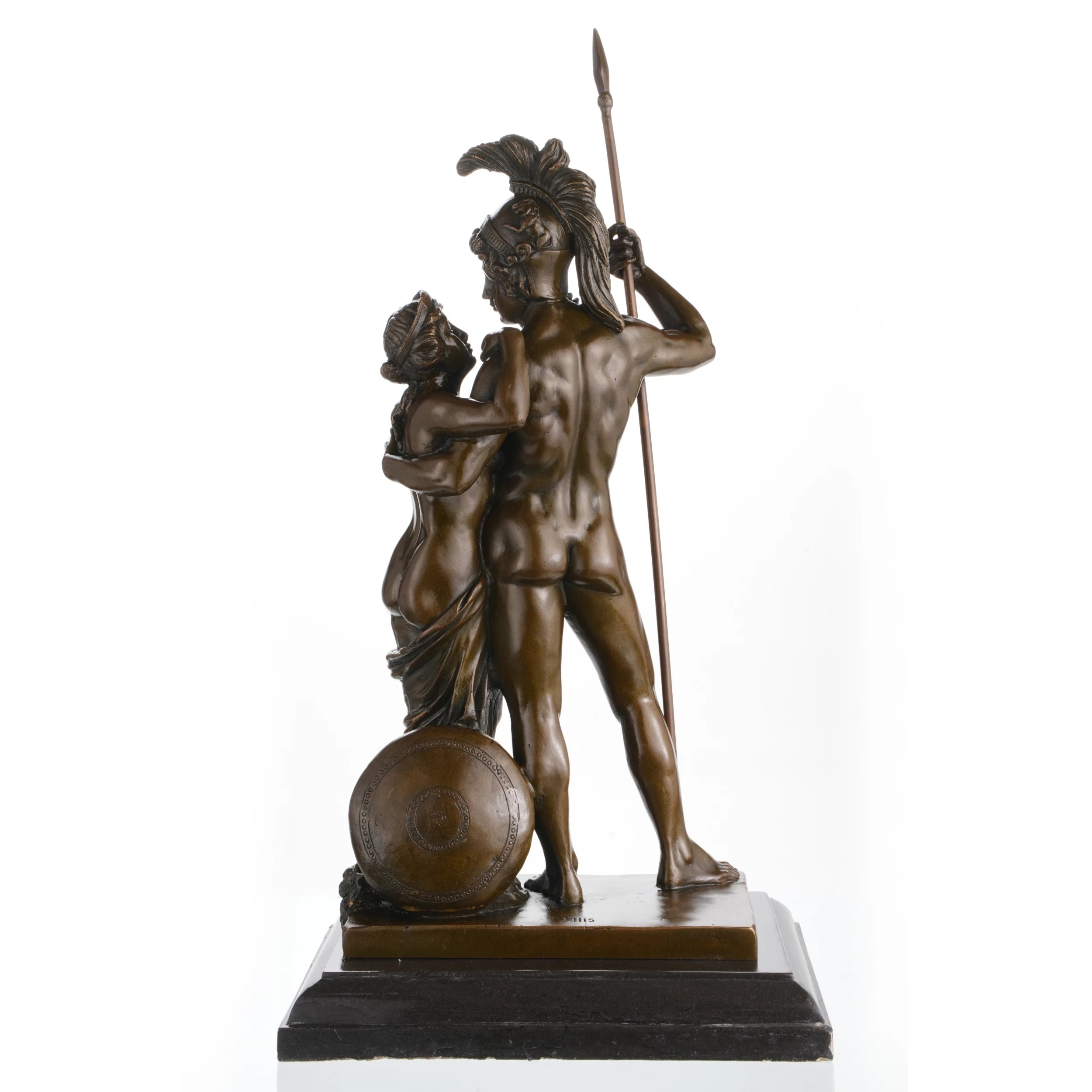 Elegant bronze sculpture of Mars and Venus symbolizing love conquering war. A timeless classical piece expressing balance, passion, and harmony—perfect for luxury interiors and collectors.