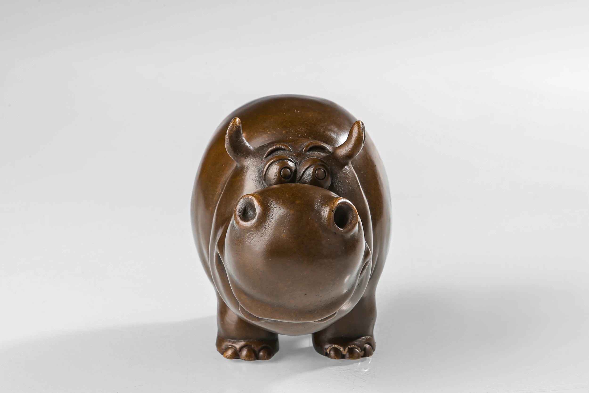 Handcrafted Cartoon Cow Statue for Modern Home Decor