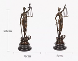 lady justice bronze sculpture