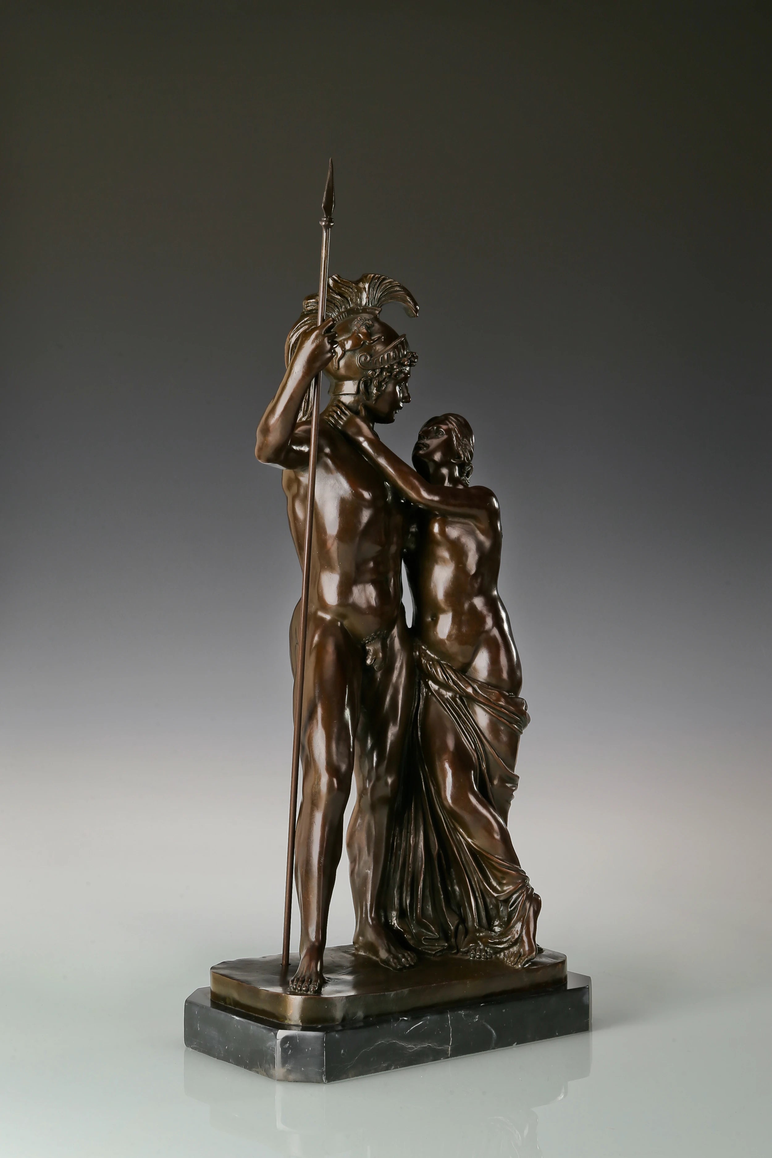 Mars and Venus Bronze Sculpture sculptural detail