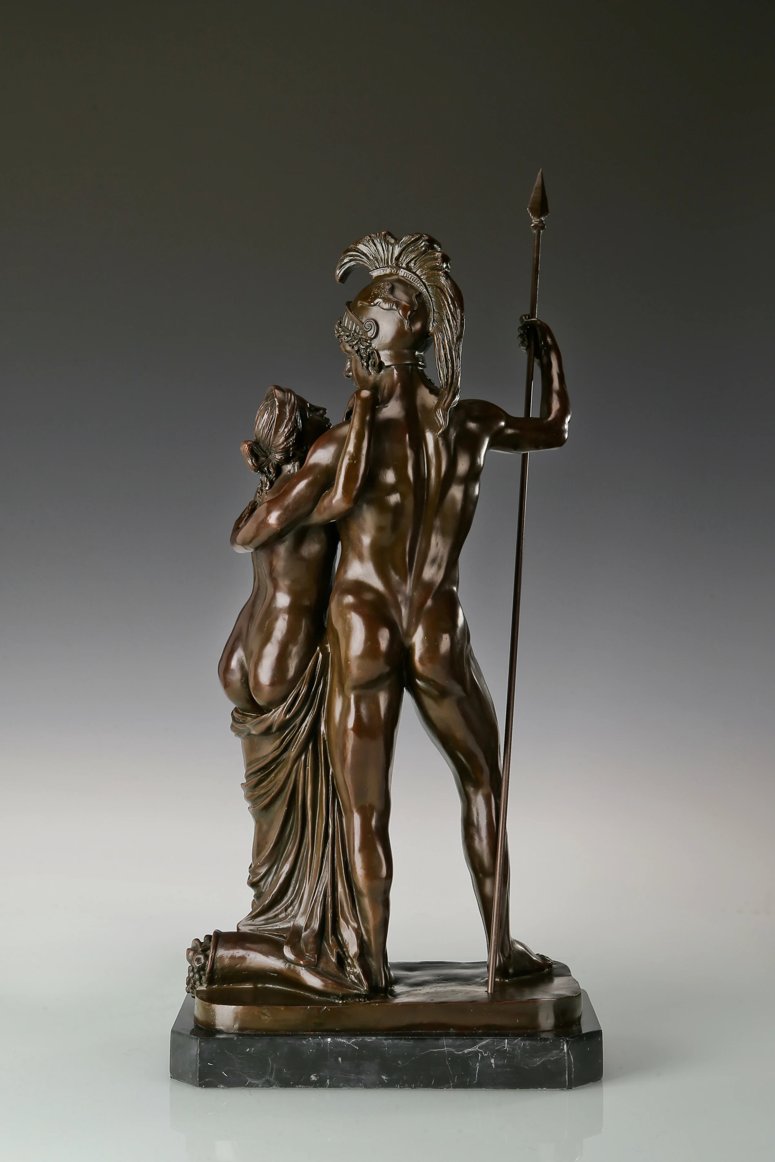 Mars and Venus Bronze Sculpture rear view