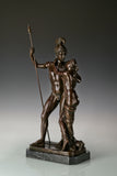 Mars and Venus Bronze Sculpture three-quarter view