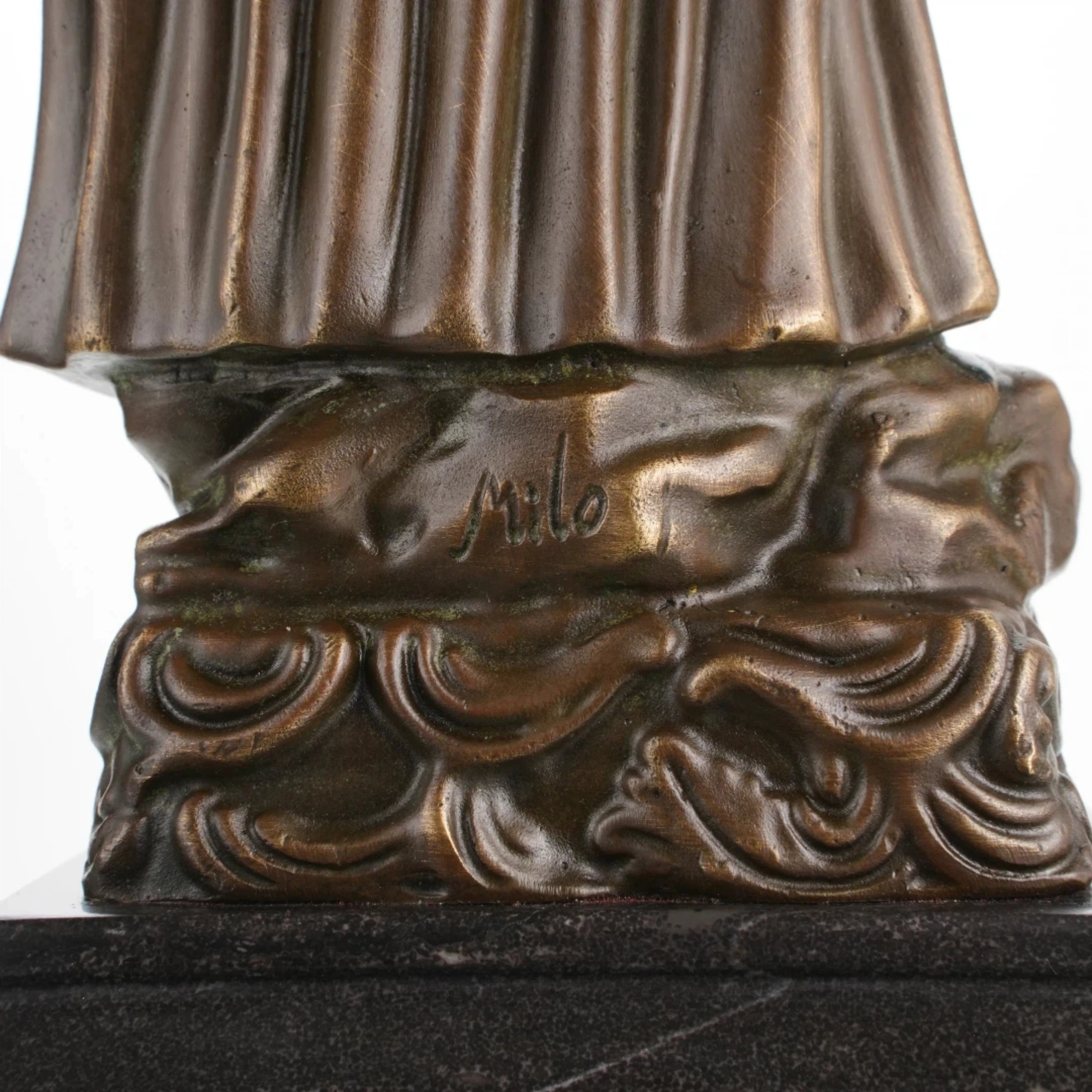 Ornate base carving detail
