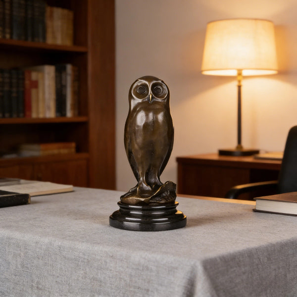 Bronze Owl Statues