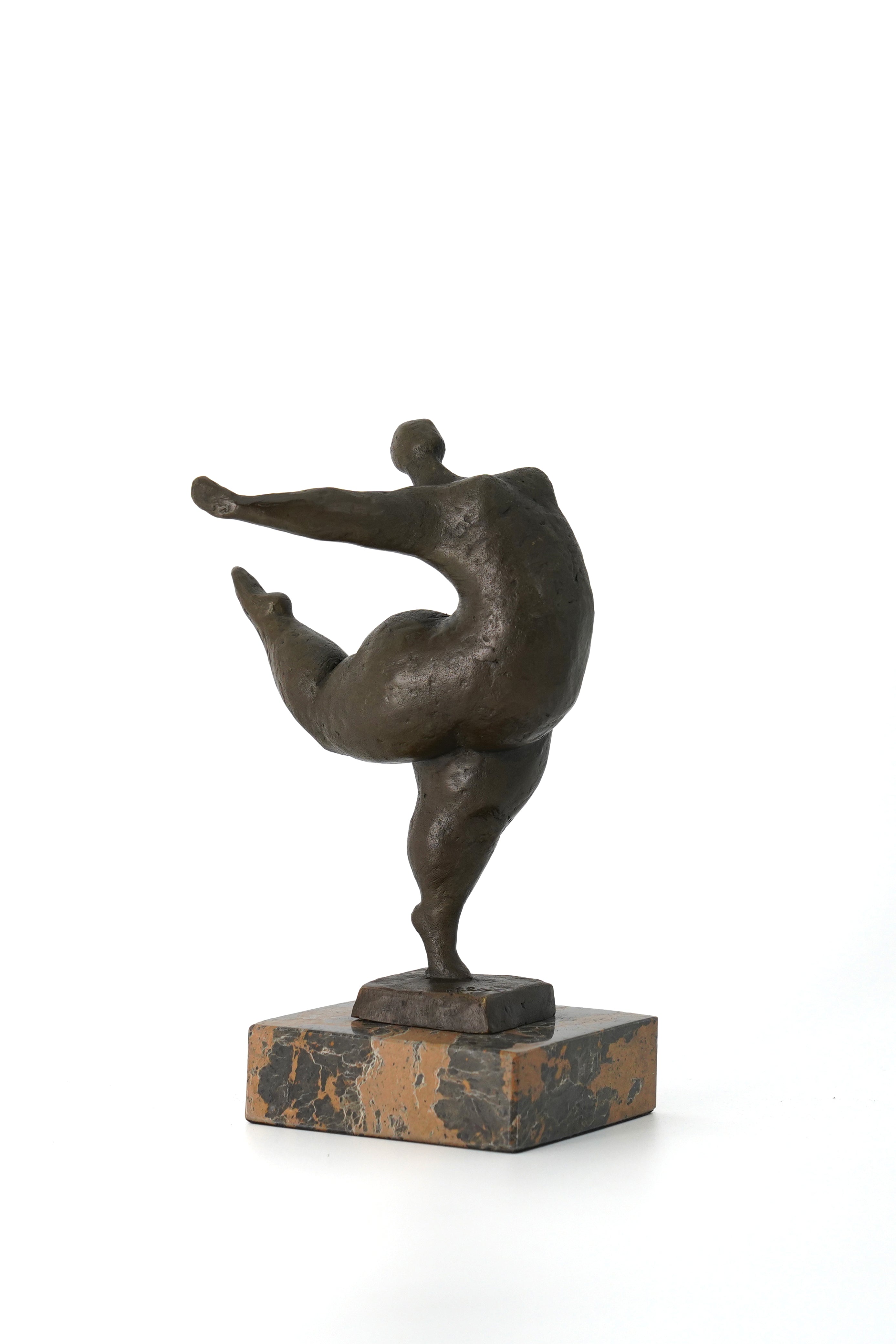 Abstract voluptuous dancer sculpture contemporary art