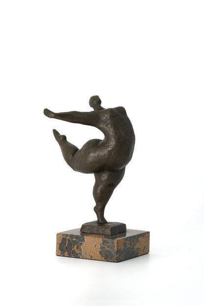Abstract voluptuous dancer sculpture contemporary art