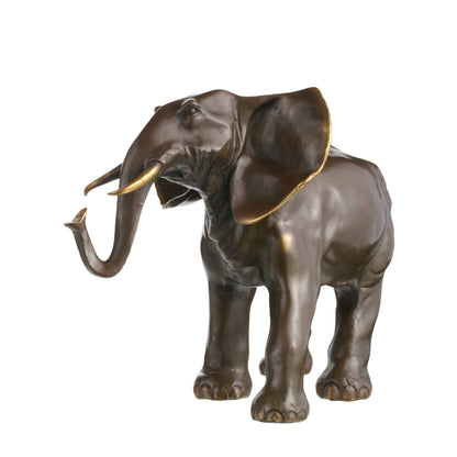Bronze Elephant Sculpture（left foot forward）