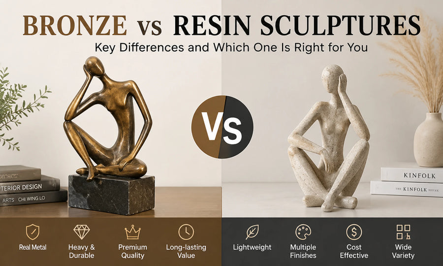 Bronze vs Resin Sculpture