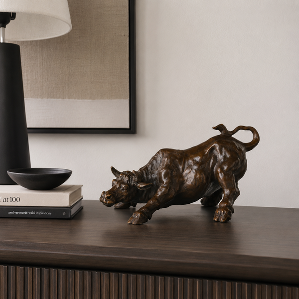 Bronze Bull Sculptures