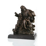 Beautiful bronze sculpture of Jesus with children, symbolizing love, compassion, and faith. A meaningful piece for Christian homes, gifts, and spiritual décor.