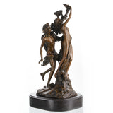 Dramatic bronze sculpture of Apollo and Daphne, capturing the mythological transformation scene. A timeless symbol of love, pursuit, and change—perfect for collectors and luxury interiors.