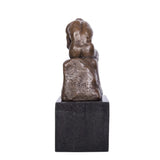 Bring timeless philosophy into your space with this handcrafted Thinker bronze sculpture. 