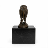 Charging Bull Bronze Sculpture side view