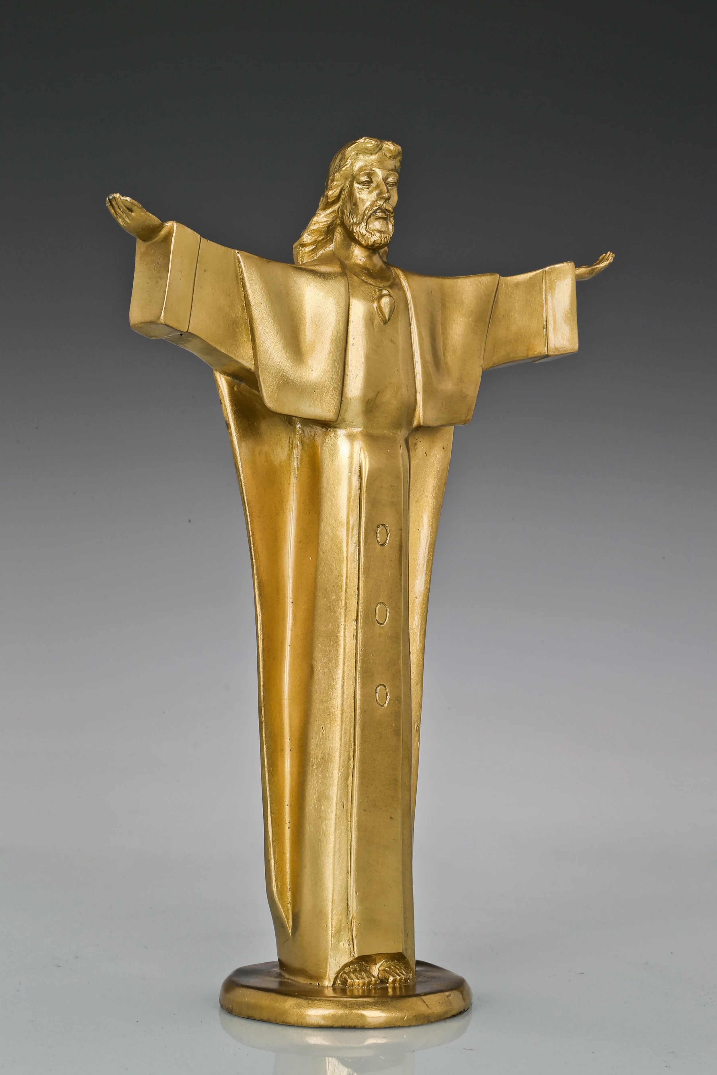 Christ the Redeemer Bronze Sculpture sculptural detail