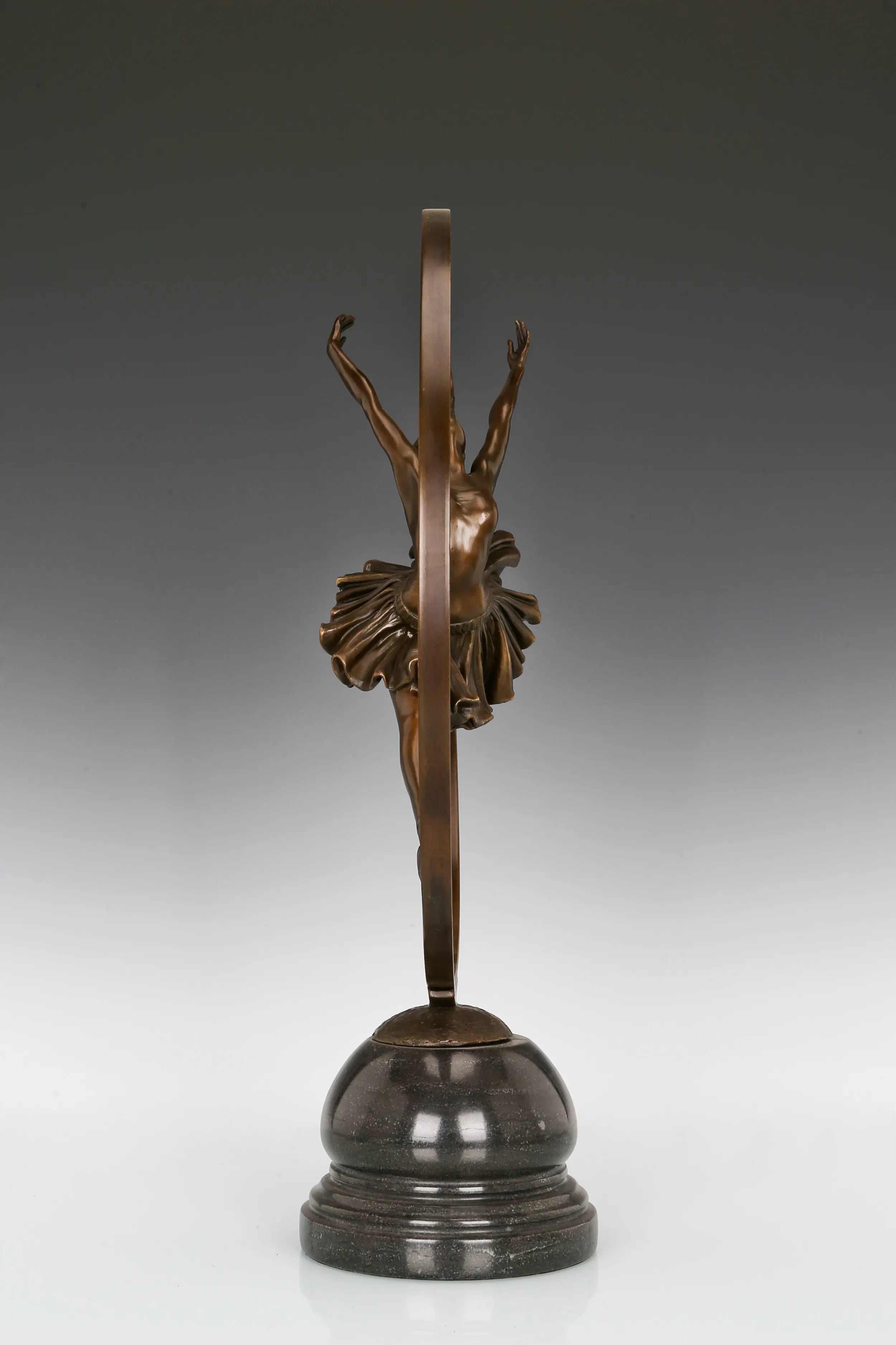 Circular Ballet Dancer bronze sculpture product view 12
