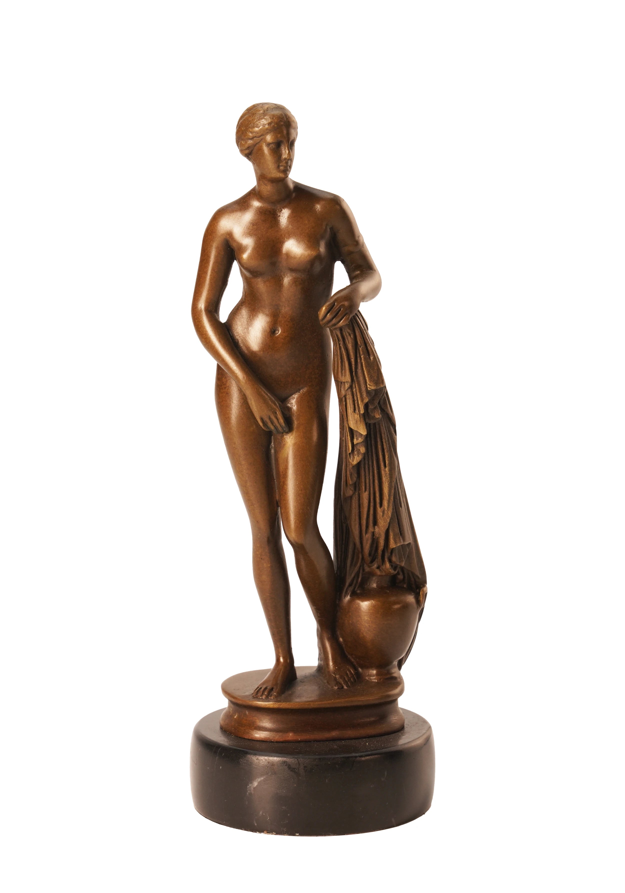 Classical Female Nude Bronze Sculpture sculptural detail