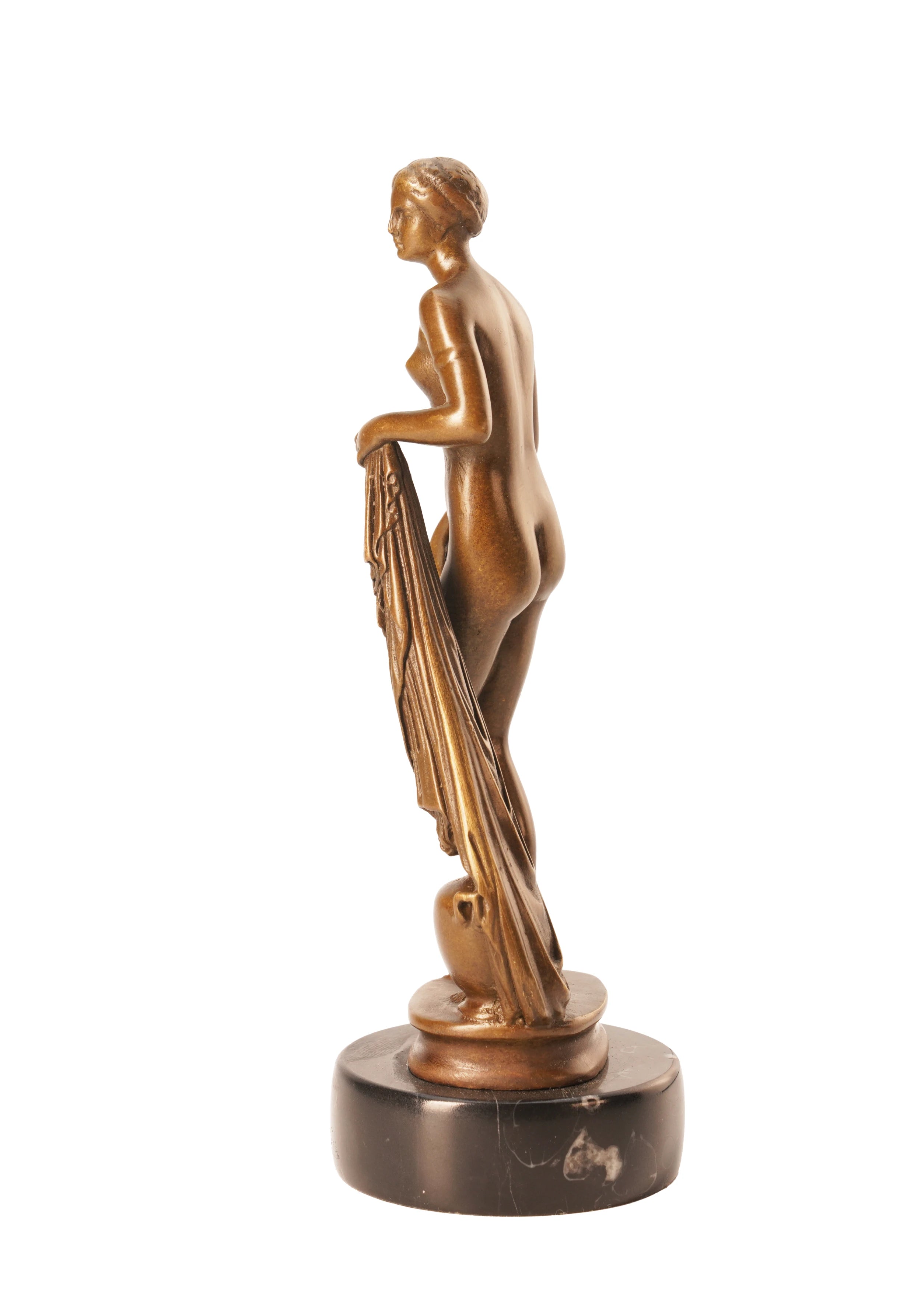 Classical Female Nude Bronze Sculpture front view