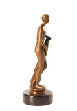 Classical Female Nude Bronze Sculpture rear view