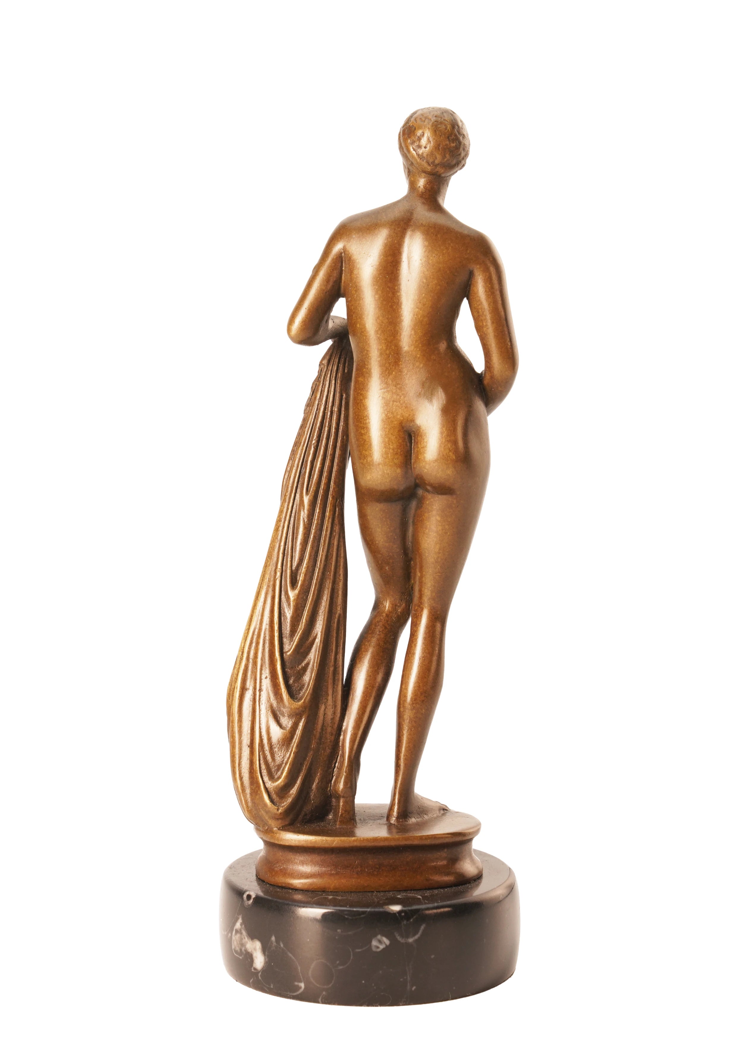 Classical Female Nude Bronze Sculpture side view