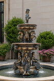 Handcrafted bronze Four Seasons fountain featuring seated goddesses. Ideal for luxury estates, hotels, resorts, parks, and large landscape projects worldwide.