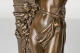 Dancing Women with Grapes Bronze Sculpture base detail