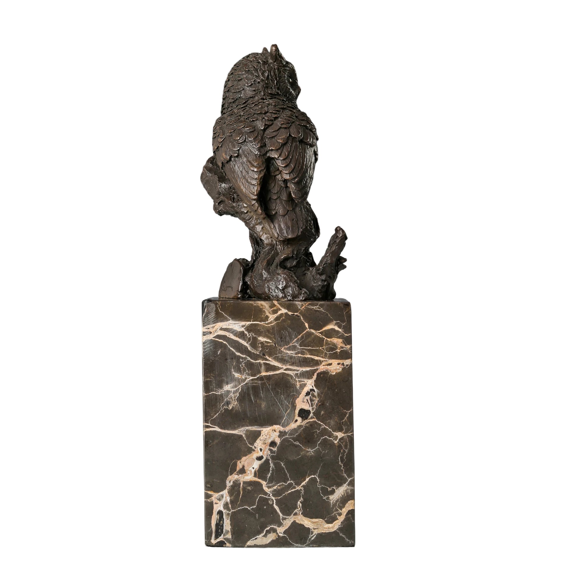 decorative wildlife owl statue for office decor