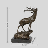 deer stag statue