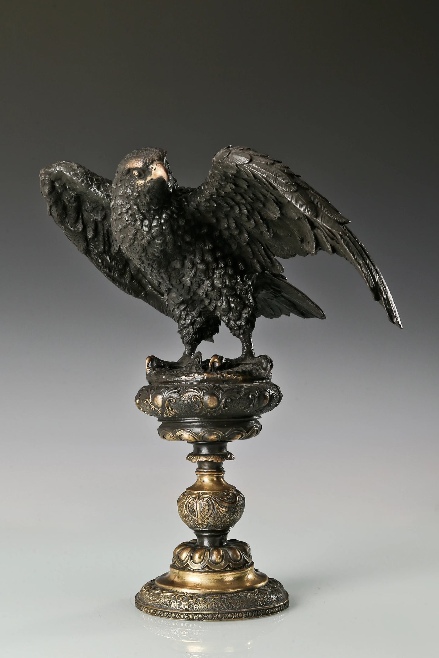 elegant classical bird statue