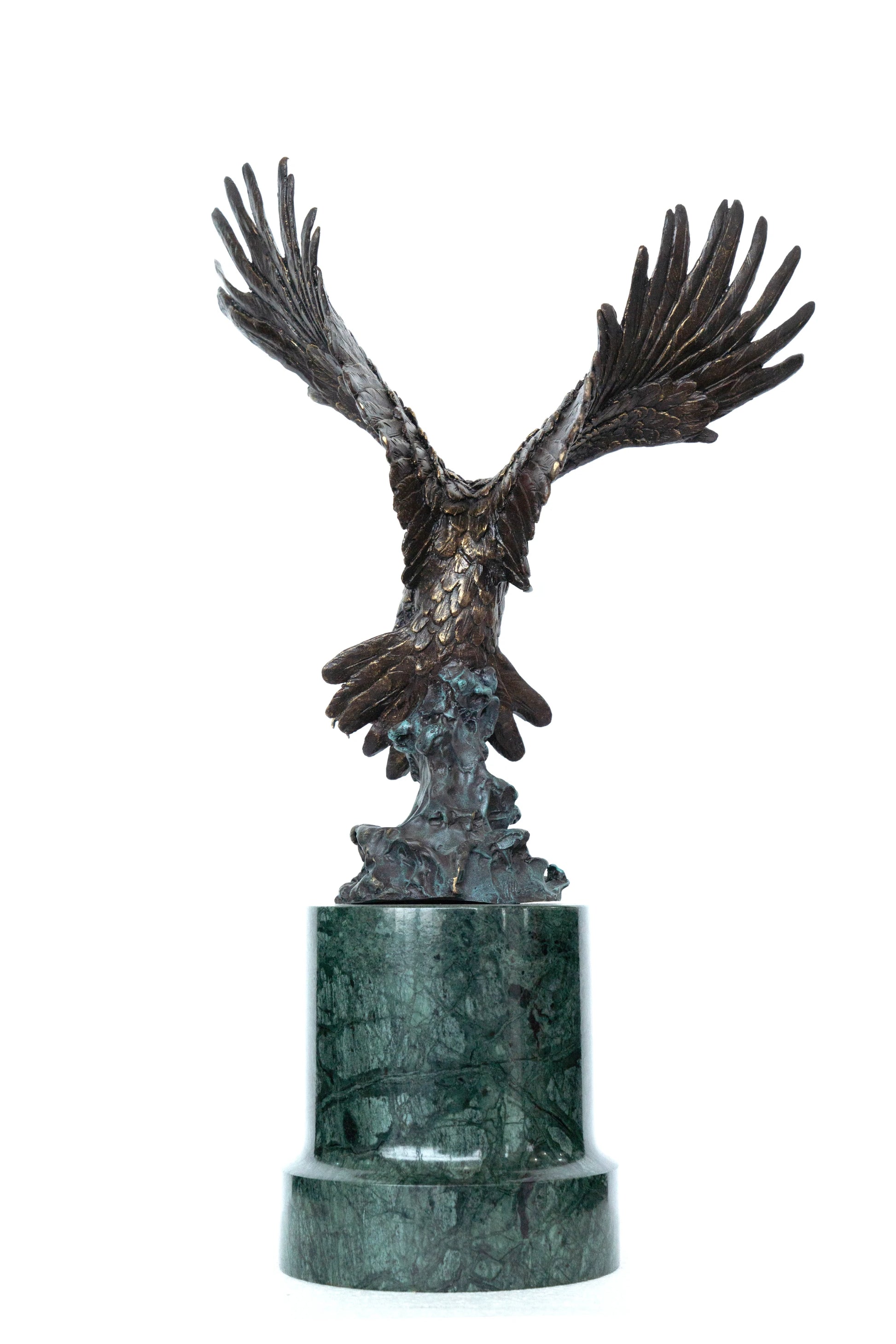 fine art bronze bird of prey decor
