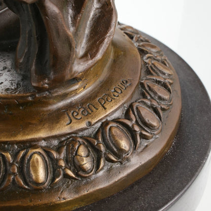 Floral base detail in Art Nouveau style