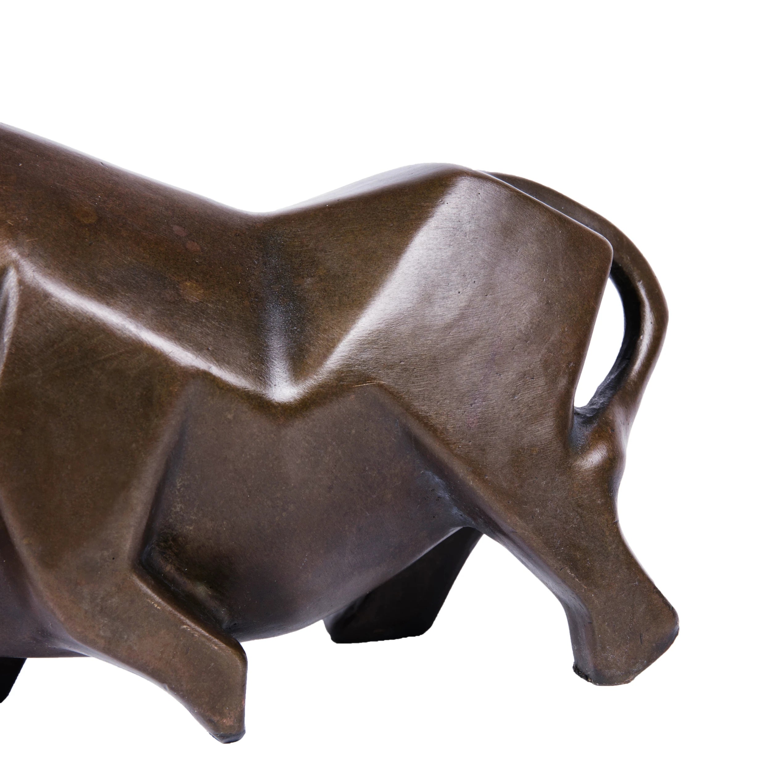 Bronze surface texture in modern sculpture