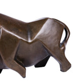Bronze surface texture in modern sculpture