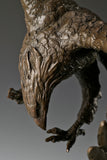 Lost Wax Casting solid bronze eagle statue for power symbol decor