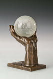 Helping Hand Surreal Bronze Sculpture alternate view