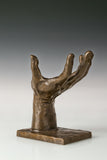 Helping Hand Surreal Bronze Sculpture rear view