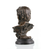 this realistic Abraham Lincoln Bronze Bust. Hand-cast in solid bronze on a black marble base, this museum-quality presidential statue symbolizes leadership and integrity. Perfect for lawyer office decor and historical art collections.