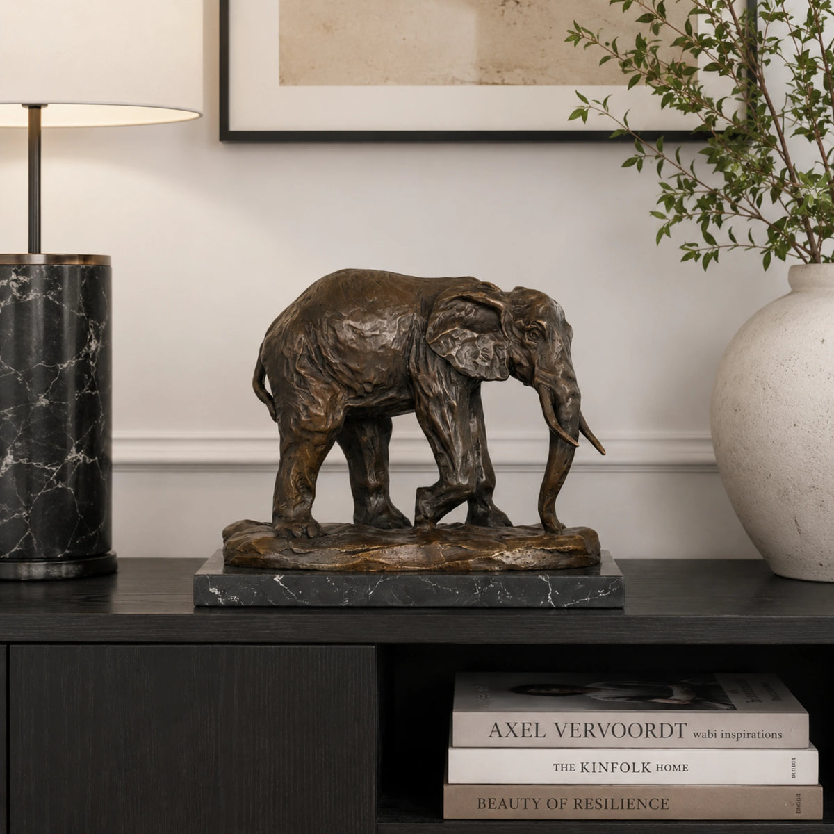 Bronze Elephant Sculptures