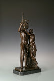 Mars and Venus Bronze Sculpture sculptural detail
