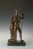 Mars and Venus Bronze Sculpture rear view