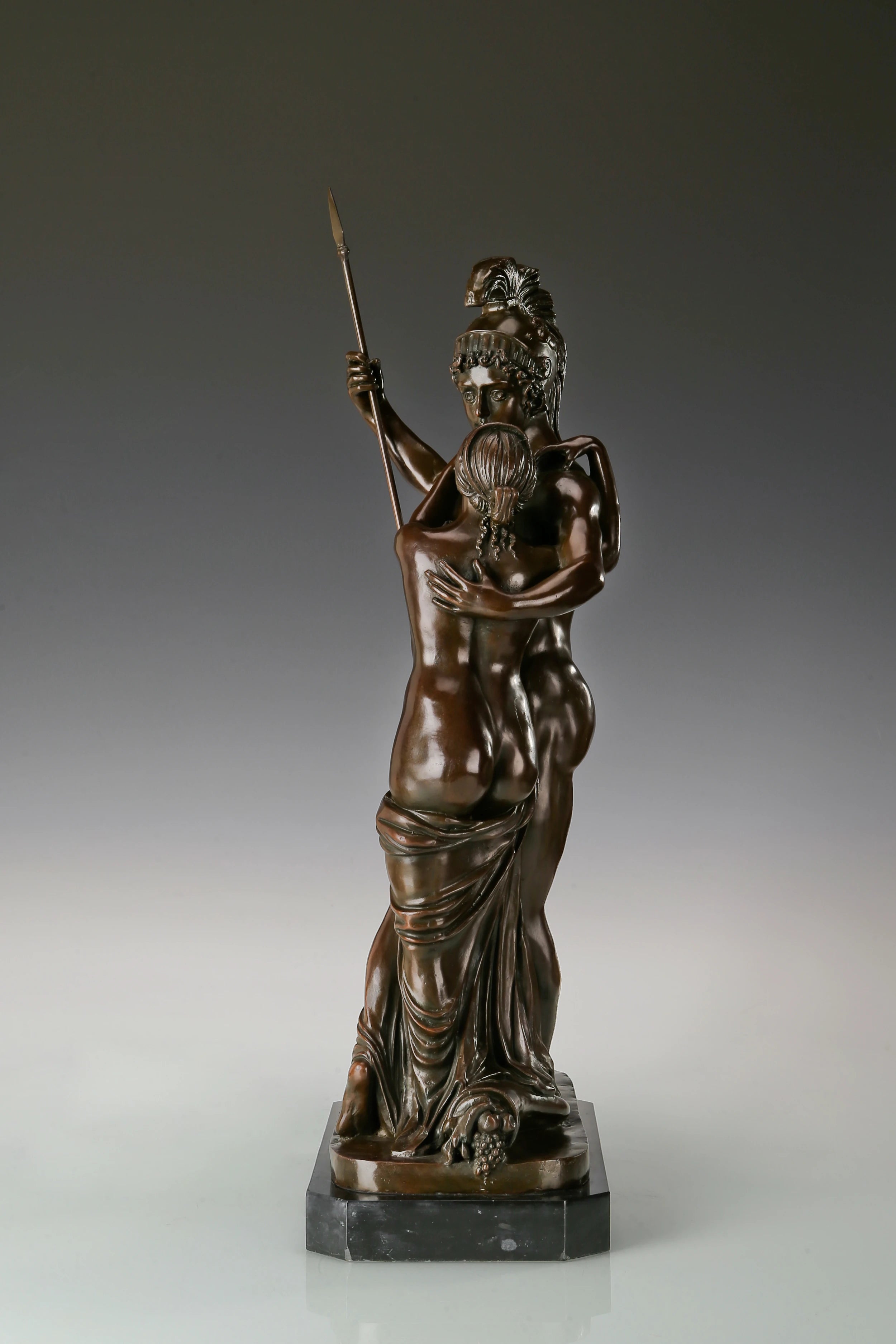 Mars and Venus Bronze Sculpture side view