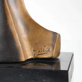 Modern sculpture base detail